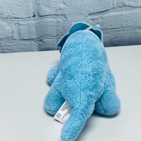 Kellytoy Blue Dinosaur Baby Rattle Plush Toy Triceratops 2020 - Picture 4 of 6